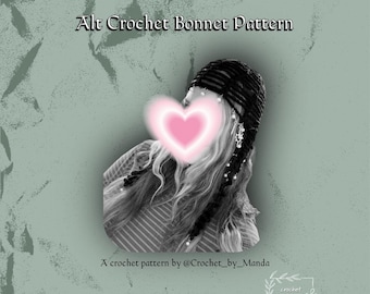 Alt Crochet Bonnet Pattern PDF