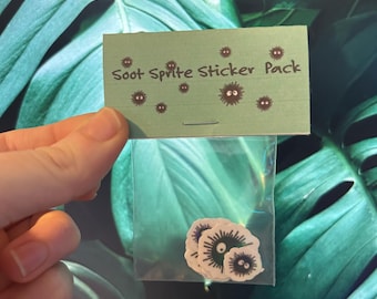 Soot Sprite klistermärkespaket