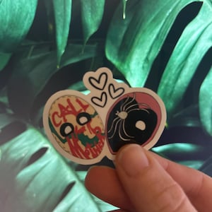 Coheed and Cambria Schwesterspinne und nennen Sie Ihre Mutter Masken Aufkleber