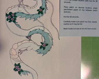 Haku River Dragon spirit Iron On