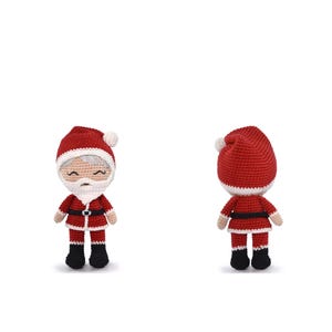 Crochet kit for a charming Christmas Santa Claus Make Your Own figurine New Year&#39;s amigurumi Handmade crafts