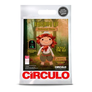 Amigurumi Doll Making Kit - DIY crochet FOREST Dunaz with your own hands kit for a handmade gift or home decor