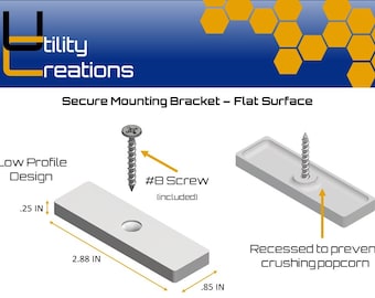Command Strip Ceiling Mount - Flat Surface