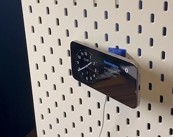 Pivoting PixelSnap Mount – Magnetic Charger Stand for Pixel 10 & Qi2 – Command Strip or Skadis Mount