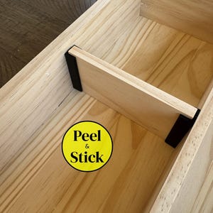 Divider Brackets, Peel & Stick, Drawer Organization, IKEA Alex