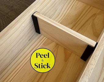 Divider Brackets, Peel & Stick, Drawer Organization, IKEA Alex