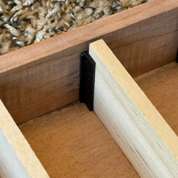 Storage Drawer Divider Brackets for Custom Organization