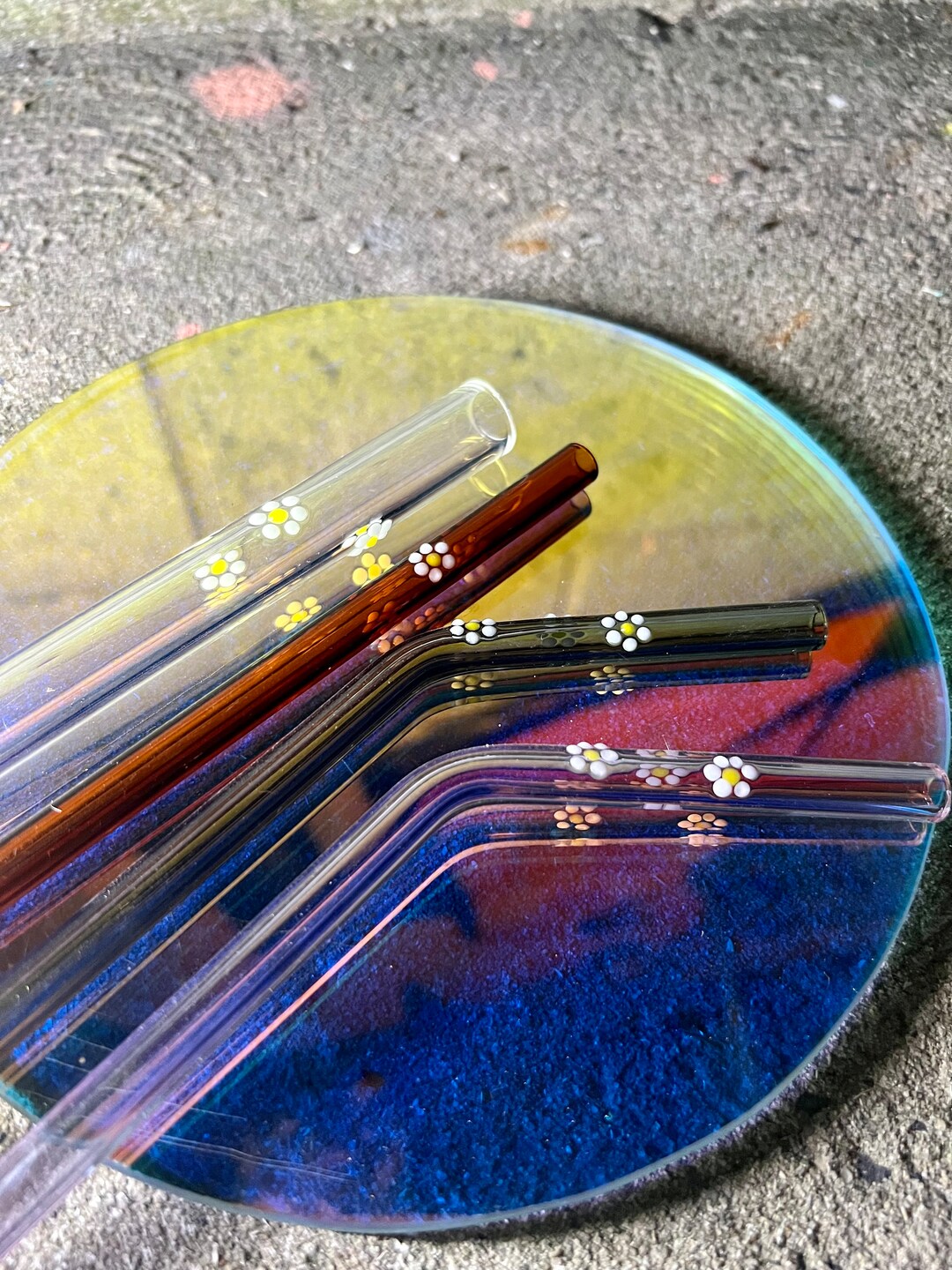 Glass Drinking Straws Etsy