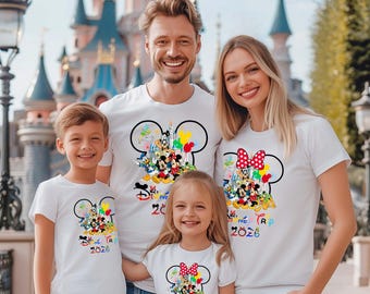 Disney Trip 2026 Shirts, Mickey Minnie Vacation Tees
