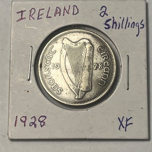 Ireland 1928 Florin 2 Shillings Silver coin