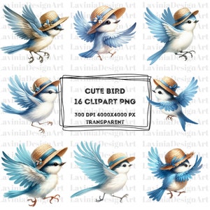 Cute Bird Clipart | Bird Clipart | Cute Bird PNG | Clipart For Kids | Animal Clipart | Animal PNG | Cute Bird Watercolor | Bird Image