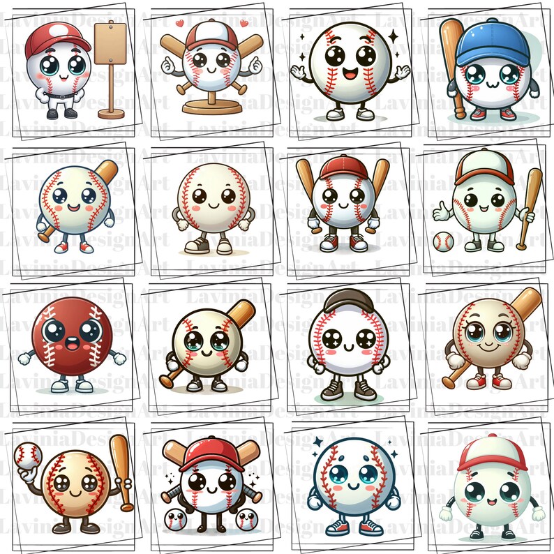 Cute Baseball Clipart Baseball Clipart Baseball Watercolor Ball Png