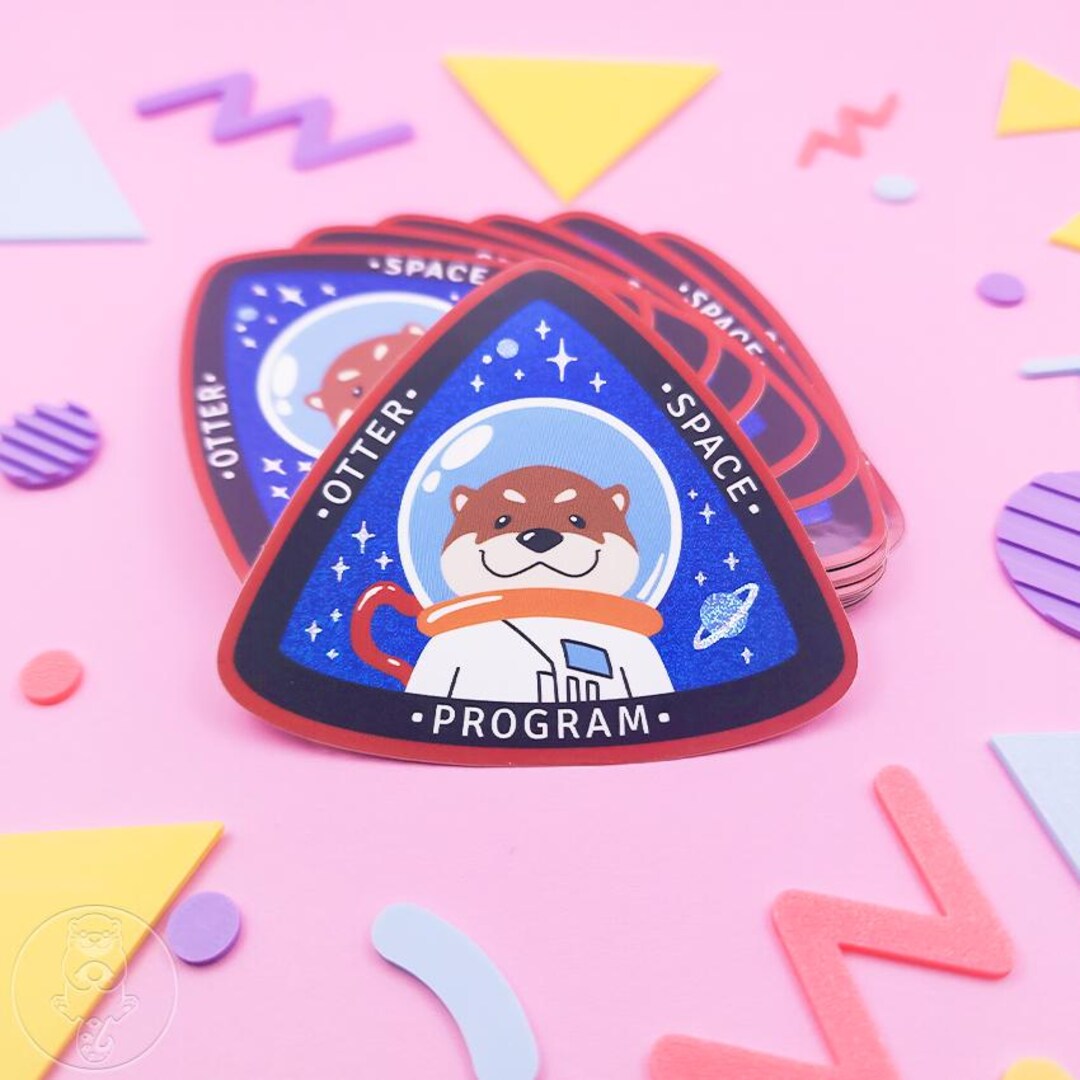 Otter Space Program Sticker - Etsy
