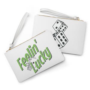Glücksbringer-Handtasche, Kasino-Nacht-Geldbörse, Party-Accessoire, Poker-Nacht-Kupplung, lustiges Geschenk für Spieler, einzigartige Reisetasche, Kasino-Zubehör
