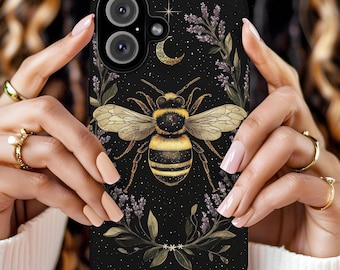 Queen Bee Botanical Phone Case: Mystic Nature Lover Gift