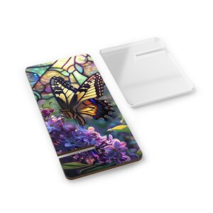 Butterfly Garden Mobile Display Stand: Home Office Phone Holder image 4