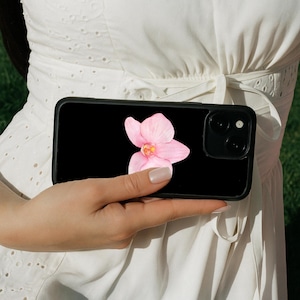 Coque de téléphone orchidées pour Apple iPhone 15 14 13 13 Pro Max 12 Pro 12 Mini 11 Pro Max X XR Coquette cadeau pour elle Floral