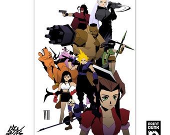 FFVII - 11 x 17" Art Print