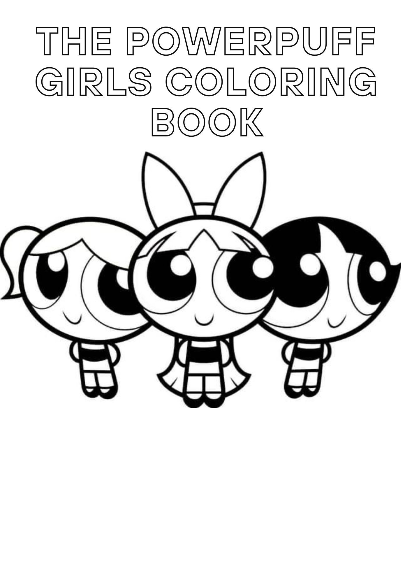 The Powerpuff Girls Coloring Printable Pages, Digital Download PDF ...