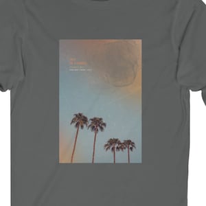 Joy Unisex Jersey Langarm-T-Shirt, Joy Langarm-T-Shirt, Palme-Langarm-T-Shirt, Strand-Langarm-T-Shirt, Ozean, Palme, Freude