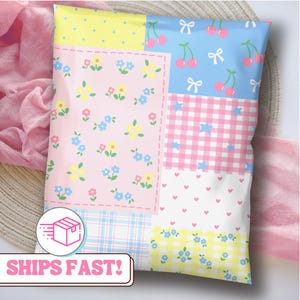 Poly Mailers 10x13, Cute Shipping Bags for Small Business and Boutique Mailing Envelopes, designed polybag packaging