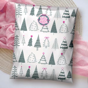 Festive Forest Christmas Polymailer 10x13: Boutique Shipping Bag