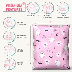 halloween poly mailers for small business spooky mail poly bags bulk mailes