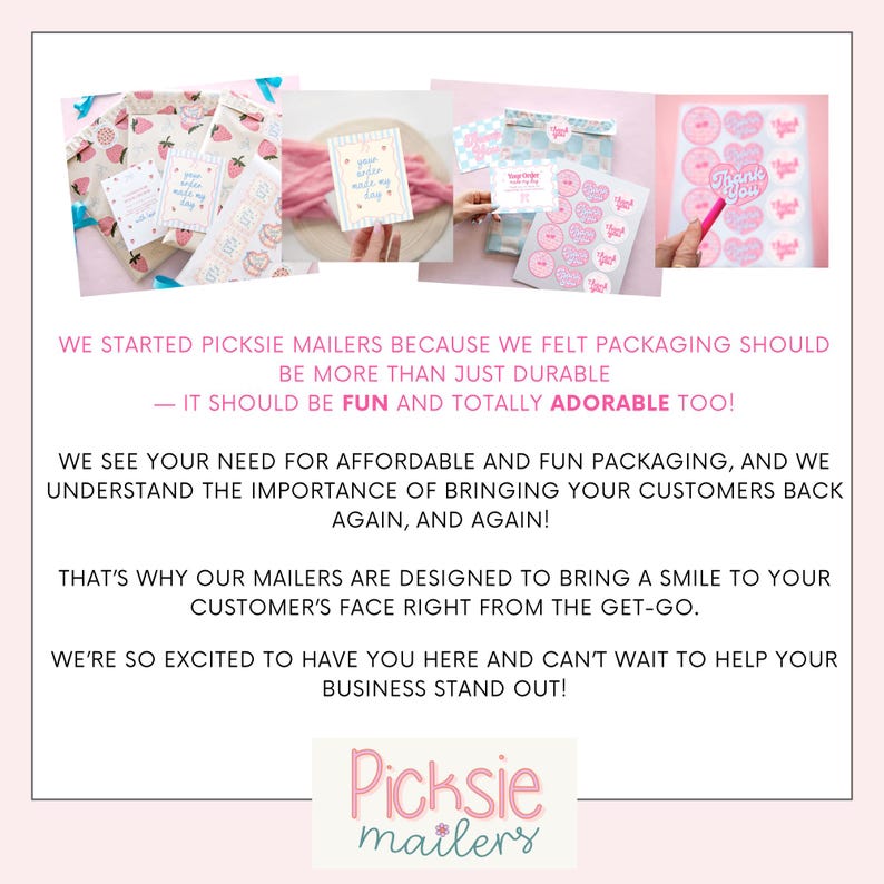 shipping bags envelope polymailer poly bags small business office cute shipping supplies for poshmark sellers large plastic mailing envelope for clothes cutsom personalized polybag waterproof pink strawberries