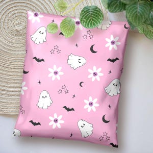 Cute Halloween Packaging, 10x13 Polymailers, Small Business Shipping Supplies, Trendy Fall Mailers, Boutique Polybags, Pink Poly Mailer
