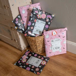 poly mailers for store packaging supplies spooky halloween poly bag