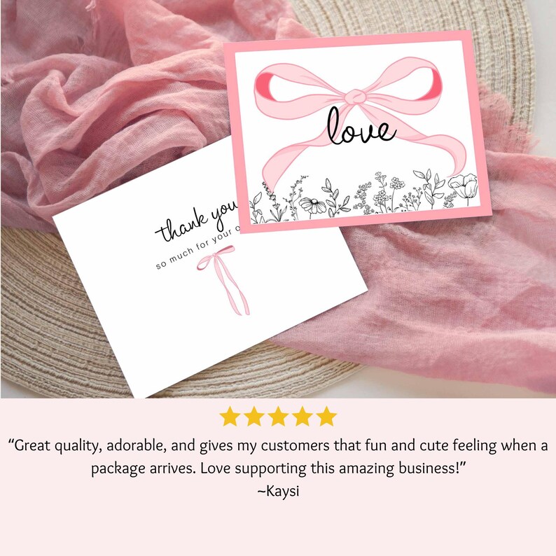custom packaging for small business supplies with logo business thank you cards cute personalized packaging insert designer boutique packaging supplies