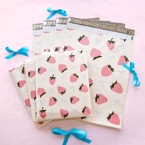 Polymailers 10x13, Cute Design Shipping Bags, Custom Poly Mailers for Clothing, Designer Packaging Supplies Boutique Envelope, Polybag