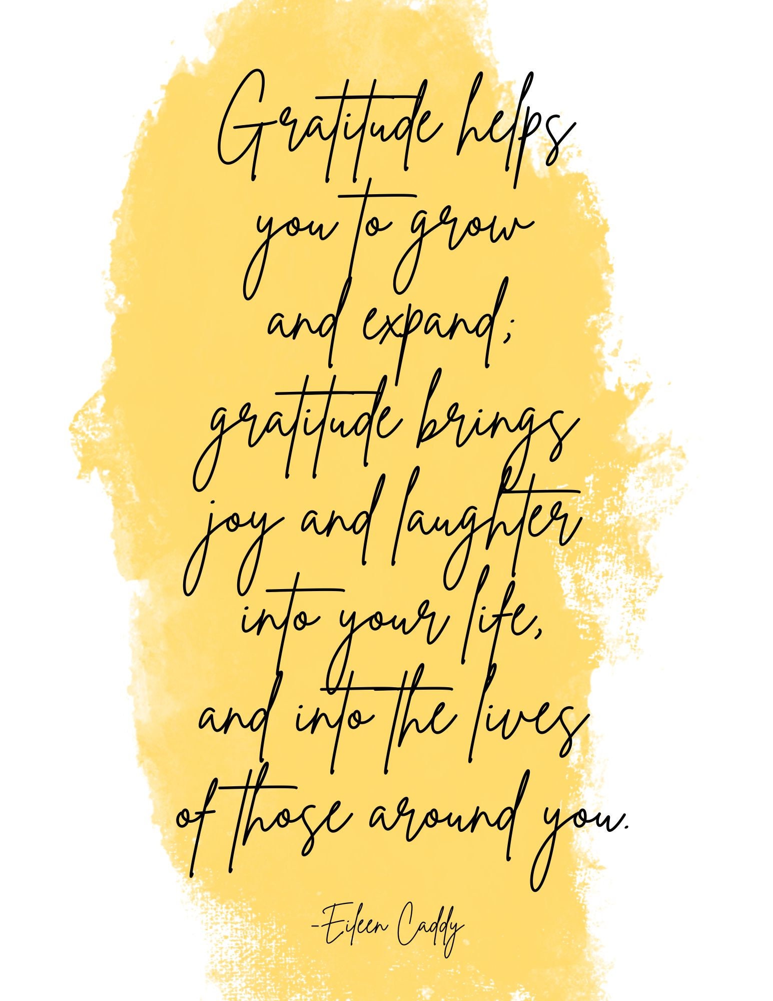 Gratitude Quote Etsy