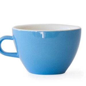 Set of 7 Acme Evo Latte Cups, Kokako Blue - Etsy