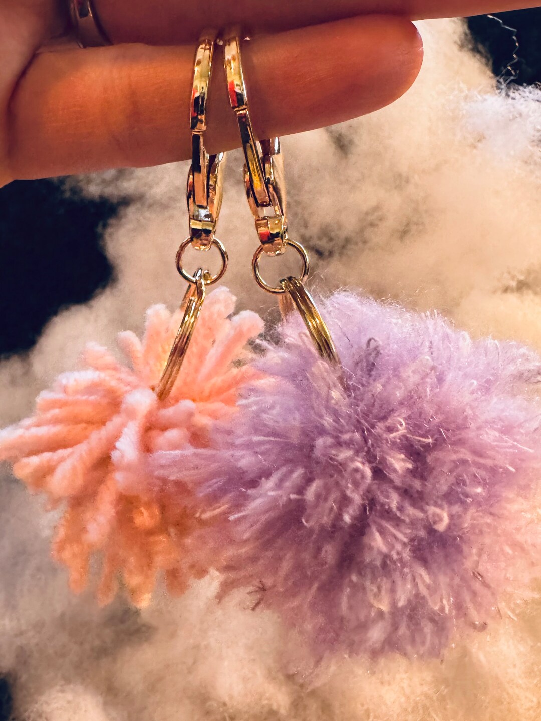Puff Puff Keychain Etsy