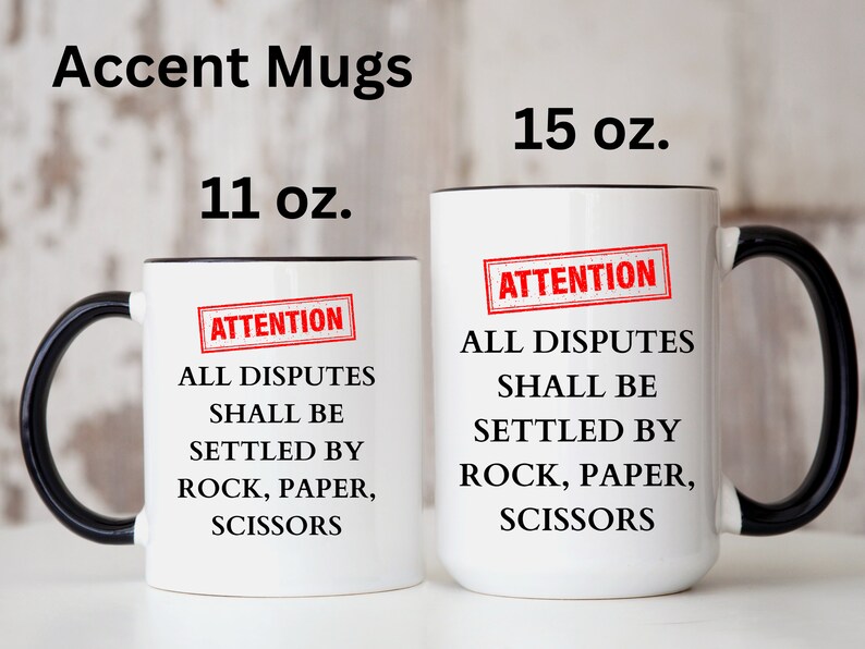 All Disputes Shall Be Settled by Rock Paper Scissors. Etsy