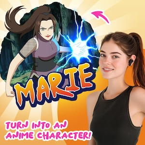 Custom Anime Portrait | Ninja Warrior (Female) | Customizable Digital Art for Anime Fans – Create Your Own Character