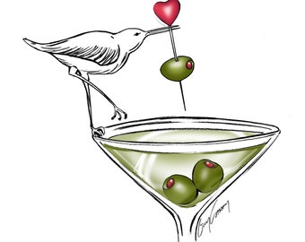 Martini Valentine Captured Heart