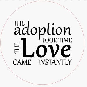 Adoption Celebration Sign – Digital SVG & LightBurn Files