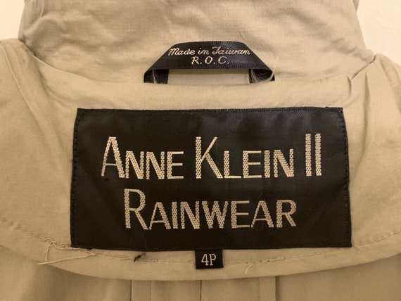 Vintage "Anne Klein II Rainwear" Womens Lightweig… - image 8