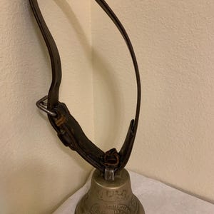 Antique Fluted Glocken Style Authentic Cowbell from Brienz Switzerland
