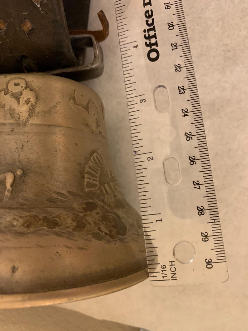 Antique Fluted Glocken Style Authentic Cowbell From Brienz Switzerland ...