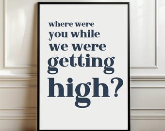Oasis Champagne Supernova Print, Britpop music Wall Art, Song Lyrics Poster, Indie Music Decor, 90s Rock Print, Oasis Inspired Art Print