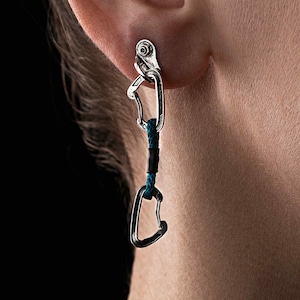 Boucles d'oreilles ancre avec dégaines