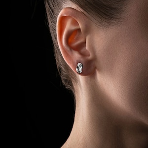 Miniature - Climbing anchor earrings