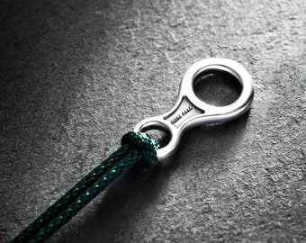 Miniature - classic "eight" belay device