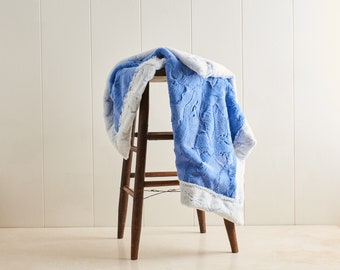 Small Minky Blankets for babies - solid colors