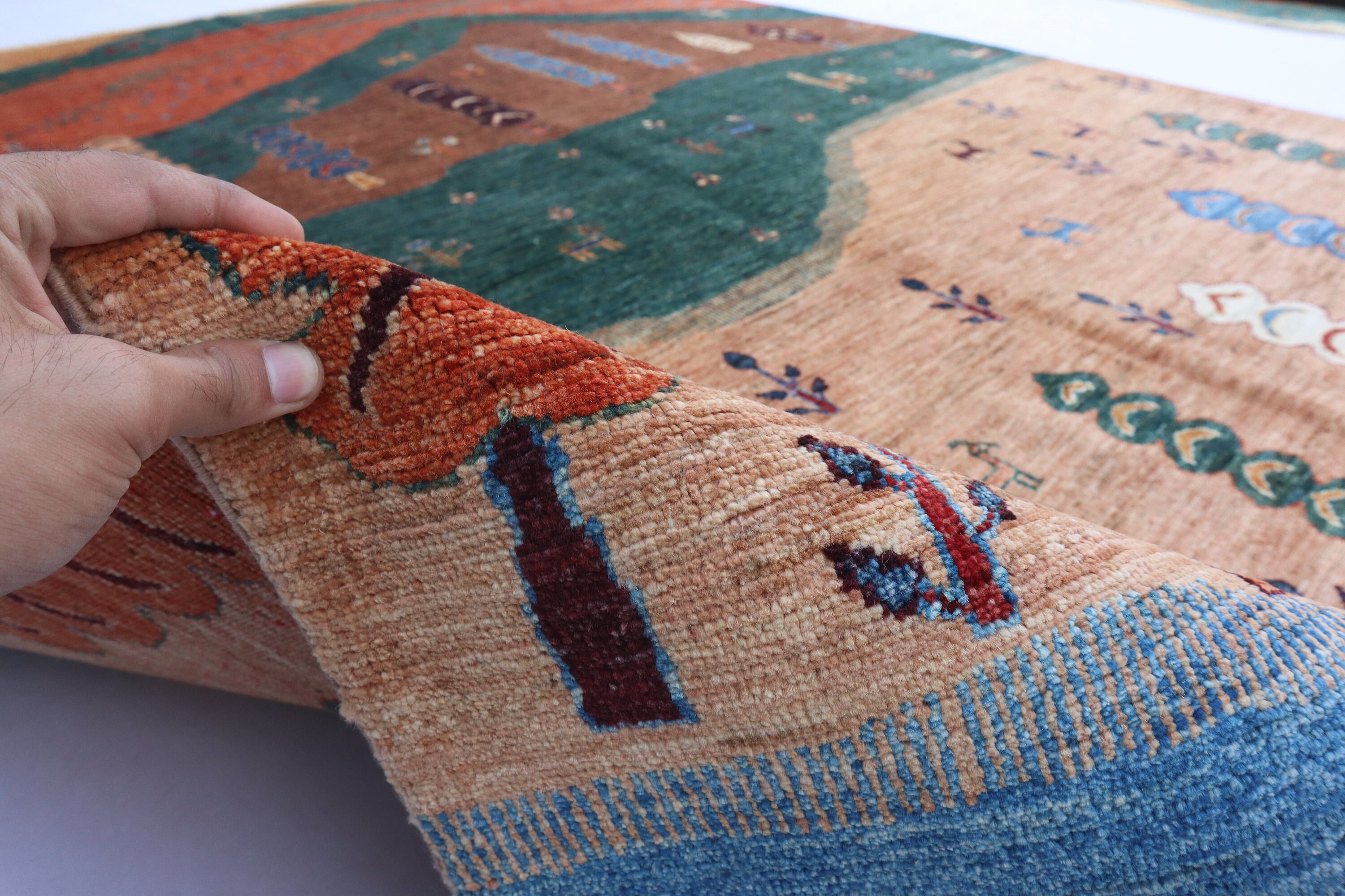 Persion Style Rug Image 7X10 Tree Gabbeh Rug - Tree of Life Persion Style Hand Knotted Gabbeh ...