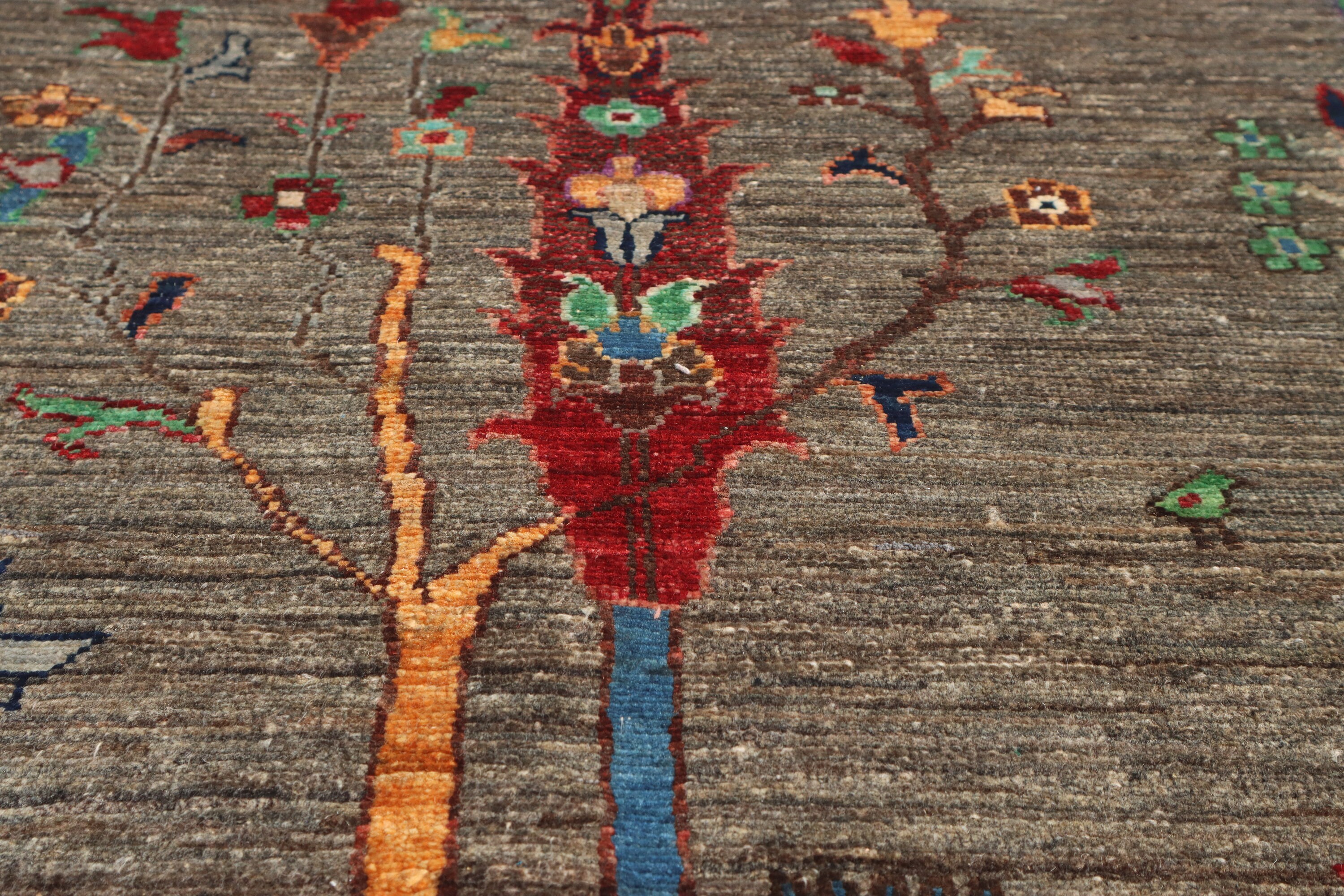 6X8 FT Tree Gabbeh Rug - Tree of Life Persion Style Hand Knotted Gabbeh ...