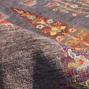 6X8 FT Tree Gabbeh Rug Tree of Life Persion Style Hand Knotted Gabbeh ...